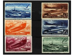 ESPAÑA. SERIE COMPLETA, 6 valores. LUJO. Ed.775/80. Cat. 600€