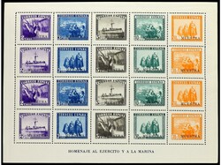 ESPAÑA. DOS HB con habilitación MUESTRA. Ed.847M y 849M. Cat. ...