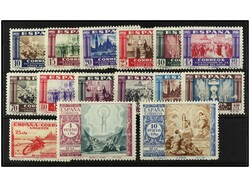 ESPAÑA. SERIE COMPLETA, 15 valores. Ed.889/903. Cat. 475€