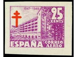 ESPAÑA. SERIE COMPLETA. 3 valores. SIN DENTAR. Valor clave sin ...