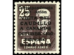 ESPAÑA. CANARIAS AVIÓN SIN NÚMERO. Muy bien centrado e ...