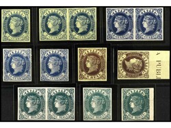 ESPAÑA. Conjunto de sellos en nuevo. PRECIOSOS. Ed.57 (3), 59 (4), ...