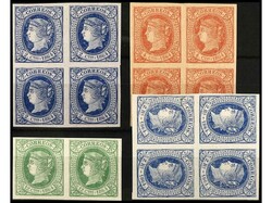 ESPAÑA. Conjunto de sellos en nuevo. Ed.63 (4), 64 (4), (65 (2), 68 ...