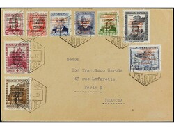 ESPAÑA E. LOCALES PATRIOTICAS: CORDOBA. 1937. CÓRDOBA a FRANCIA. ...