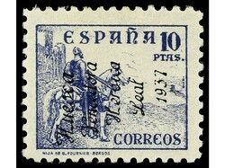 ESPAÑA E. LOCALES PATRIOTICAS: HUESCA. SERIE COMPLETA, 16 valores. ...