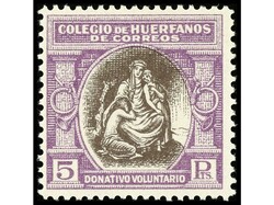 ESPAÑA: BENEFICENCIA. SERIE COMPLETA. Goma levemente tonalizada en ...