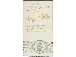 ESPAÑA: PREFILATELIA. 1841. LA PALMA a VILLALBA. Carta completa ...