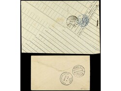 CUBA: OCUPACION ESTADOS UNIDOS. 1899 (22-26 marzo). Dos sobres, uno ...