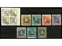 COLONIAS ESPAÑOLAS: MARRUECOS. 4 c. a 30 c., habilitación TETUAN. ...