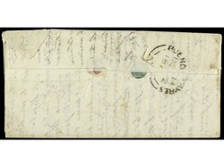 ARGENTINA. 1872. BUENOS AIRES a SANTIAGO (España). Circulada con ...