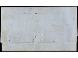 CHILE. 1871. VALPARAÍSO a NEW YORK. Circulada con sellos británicos ...