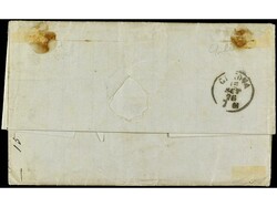 PUERTO RICO. 1876. MAYAGUEZ a GÉNOVA. Circulada con sellos ...