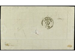 PUERTO RICO. 1877. MAYAGUEZ a ITALIA. Circulada con sellos ...