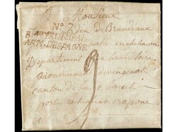 ESPAÑA: PREFILATELIA. 1810 (21 Mayo). GERONA a FRANCIA. Carta ...