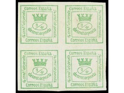 ESPAÑA. 4 cuartos verde. Muy buen ejemplar. Ed.130