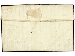 ESPAÑA: PREFILATELIA. 1826 (18 Agosto). BARCELONA a FRANCIA. Marca ...