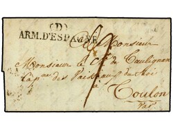 ESPAÑA. 1826 (8 Abril). EJÉRCITOS FRANCESES. PAMPLONA a FRANCIA. ...