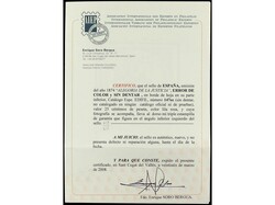 ESPAÑA. 25 cts. castaño lila CAMBIO DE COLOR. Tonalidad de color ...