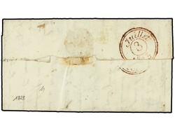 ESPAÑA. 1823. EJÉRCITOS FRANCESES. Envuelta sin texto enviada ...