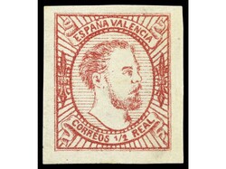 ESPAÑA. 1/2 real rosa. PIEZA DE LUJO. Ed.159