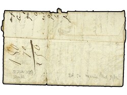 ESPAÑA. 1823 (22 Junio). EJÉRCITOS NAPOLEÓNICOS. SEVILLA a FRANCIA ...