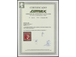 ESPAÑA. 6 cuartos rosa. Color muy intenso y márgenes completos. Muy ...