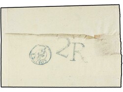 ESPAÑA. 1856. BETANZOS. Marca A de Abono (nº 10) de Betanzos en ...