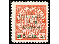 ESPAÑA GUERRA CIVIL. CÁDIZ. Dieciseis sellos. Habilitado para ...