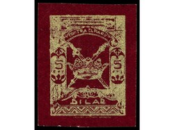 ESPAÑA GUERRA CIVIL. DÍLAR. Cinco pruebas de color. CONTRA EL PARO. ...