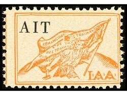 ESPAÑA GUERRA CIVIL. C.N.T./A.I.T. Sin valor negro y rojo. A.I.T./I ...