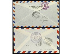 COLONIAS ESPAÑOLAS: AFRICA OCCIDENTAL ESPAÑOLA. 1951-53. Dos cartas ...