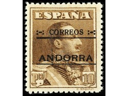 ANDORRA. SERIE COMPLETA. 14 valores. Mayoría bien centrados. 10 pts. ...