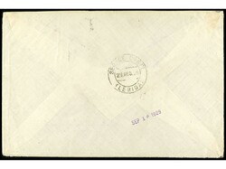 COLONIAS ESPAÑOLAS: ANDORRA. 1929. ANDORRA a U.S.A 5 cts. carmín, ...