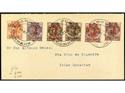 COLONIAS ESPAÑOLAS: CABO JUBY. 1916. CABO JUBY a SANTA CRUZ DE ...