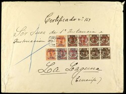 COLONIAS ESPAÑOLAS: CABO JUBY. 1917. CABO JUBY a LA LAGUNA. ...