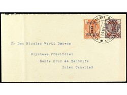 COLONIAS ESPAÑOLAS: CABO JUBY. 1916. CABO JUBY a SANTA CRUZ DE ...