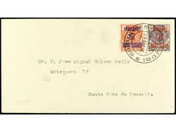 COLONIAS ESPAÑOLAS: CABO JUBY. 1916. CABO JUBY a SANTA CRUZ DE ...