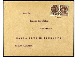 COLONIAS ESPAÑOLAS: CABO JUBY. 1916. CABO JUBY a SANTA CRUZ DE ...