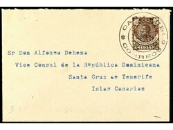 COLONIAS ESPAÑOLAS: CABO JUBY. 1916. CABO JUBY a SANTA CRUZ DE ...