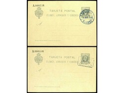 COLONIAS ESPAÑOLAS: ELOBEY, ANNOBON Y CORISCO. 1906. 2 Enteros ...