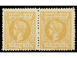 COLONIAS ESPAÑOLAS: FERNANDO POO. 2 SERIES COMPLETAS. 15 valores en ...