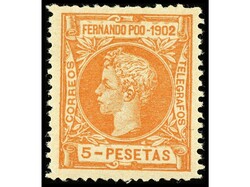 COLONIAS ESPAÑOLAS: FERNANDO POO. SERIE COMPLETA, 8 valores. ...