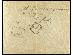 COLONIAS ESPAÑOLAS: FERNANDO POO. 1903. MONGOLA a BARCELONA. 10 cts. ...