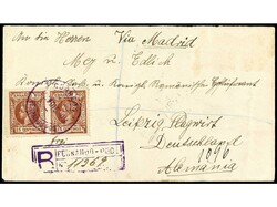 COLONIAS ESPAÑOLAS: FERNANDO POO. 1903. FERNANDO POO a ALEMANIA. 25 ...