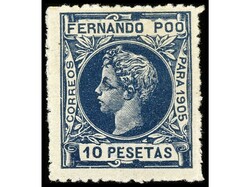 COLONIAS ESPAÑOLAS: FERNANDO POO. SERIE COMPLETA, 16 valores. ...