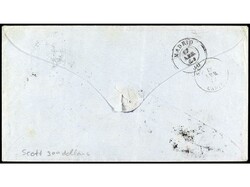 FILIPINAS. 1859. MANILA a MADRID. Sobre con franqueo de 1 real verde ...