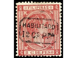 COLONIAS ESPAÑOLAS: FILIPINAS. SERIE COMPLETA, 2 valores. Muy raro ...