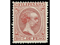 COLONIAS ESPAÑOLAS: FILIPINAS. SERIE COMPLETA, 14 valores. 5 cts. ...