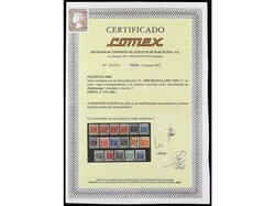 COLONIAS ESPAÑOLAS: FILIPINAS. 10 cts. naranja. RARO sin fijasellos. ...