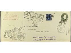 FILIPINAS. 1926 (13 mayo). VUELO MADRID-MANILA etapa APARRI-MANILA ...